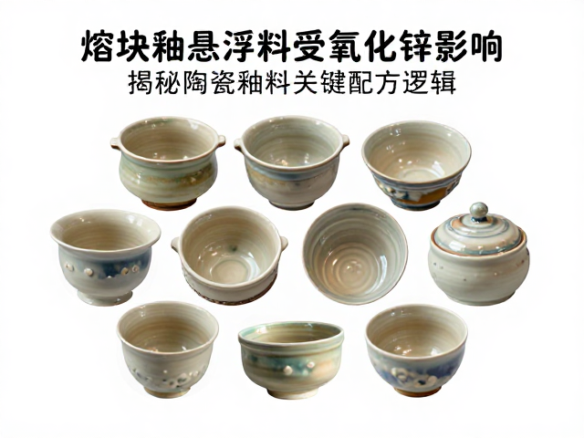 熔块釉悬浮性受氧化锌影响？揭秘陶瓷釉料关键配方逻辑