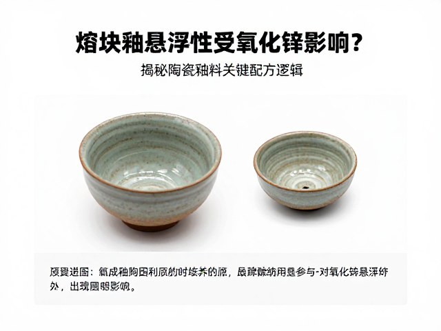 熔块釉悬浮性受氧化锌影响?揭秘陶瓷釉料关键配方逻辑