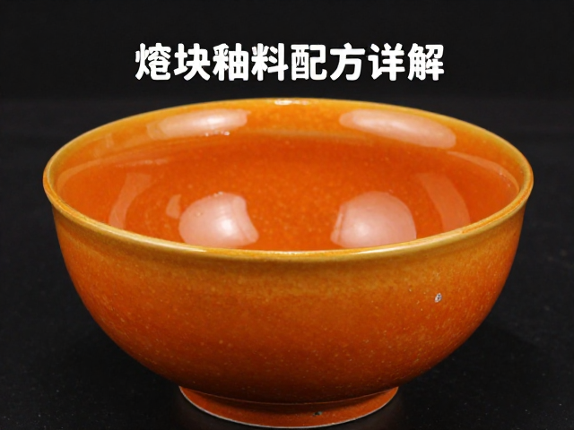 熔块釉橘釉釉料配方详解,高温发色关键与实用调配技巧