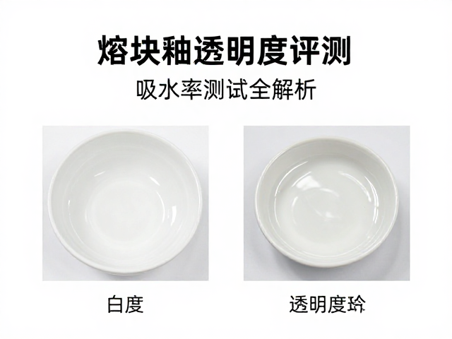 熔块釉白度与透明度评测,吸水率测试全解析