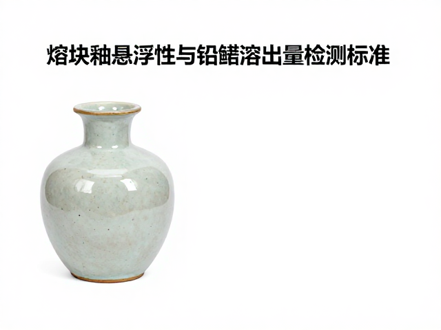 熔块釉悬浮性与铅镉溶出量检测标准，保障陶瓷安全