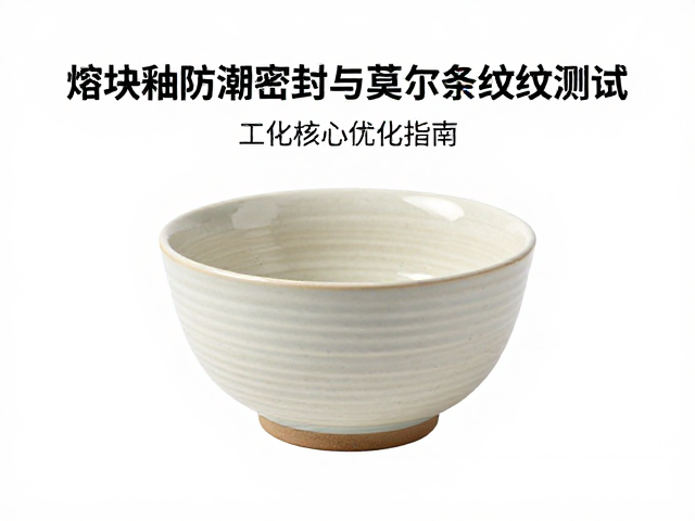 熔块釉防潮密封与莫尔条纹测试,陶瓷工艺核心优化指南