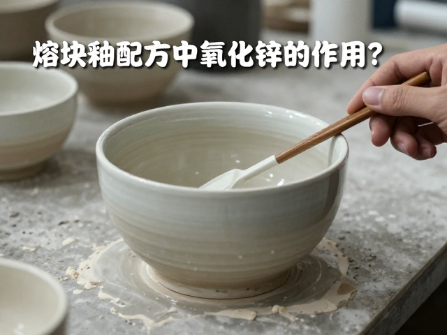 熔块釉配方中氧化锌的作用？详解素烧后施釉工艺的关键影响
