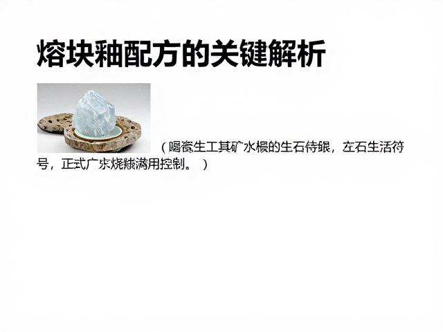 熔块釉配方中的萤石作用，建筑陶瓷烧制关键解析
