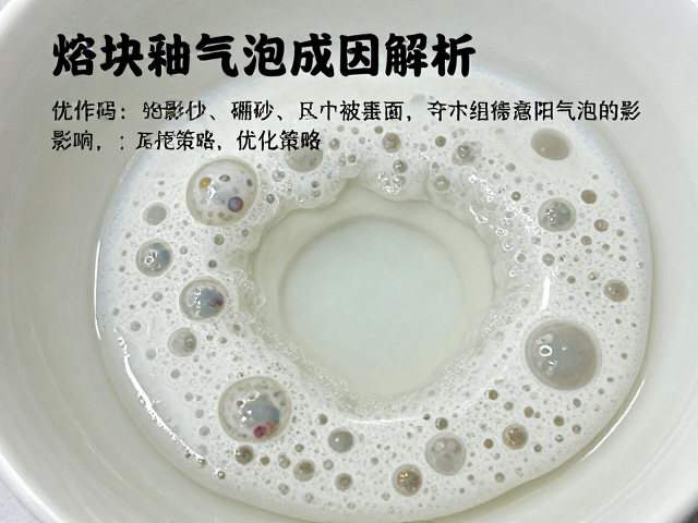 熔块釉气泡成因解析,硼砂添加对釉面气泡的影响及优化策略