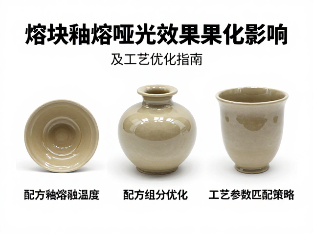 熔块釉熔融温度对哑光釉效果的影响及工艺优化指南