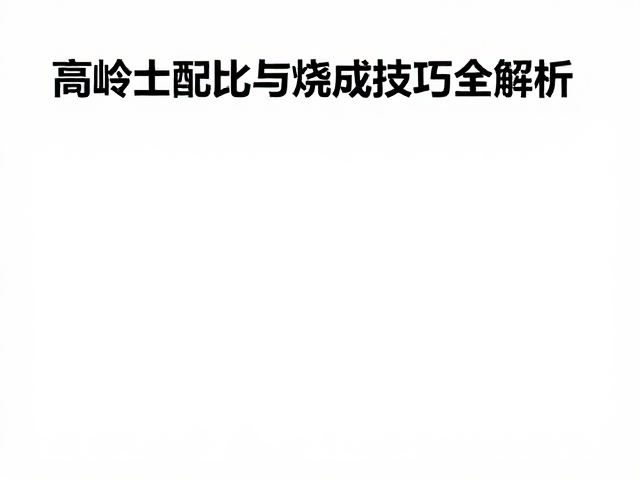 结晶釉流釉挂壁怎么控？高岭土配比与烧成技巧全解析