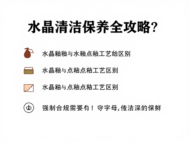 结晶釉与点釉工艺区别?定期清洁保养全攻略