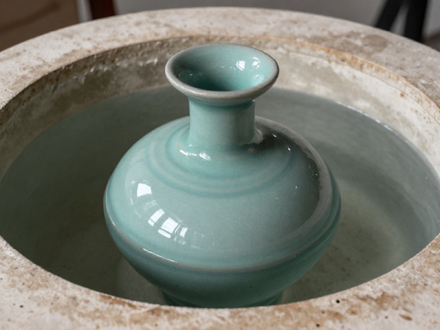 宋代青瓷结晶釉技法解析，浸釉工艺与古韵美学