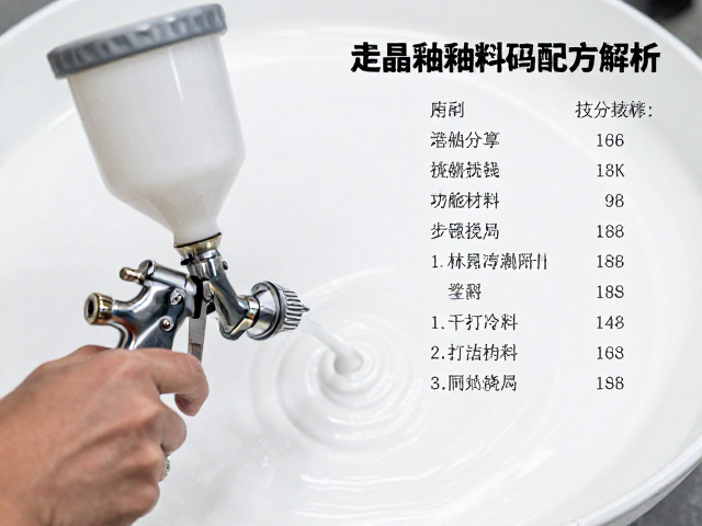 喷枪操作指南，结晶釉釉料配方计算与烧制技巧全解析