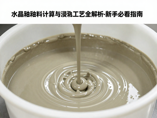 结晶釉釉料配方计算与浸釉工艺全解析,新手必看指南
