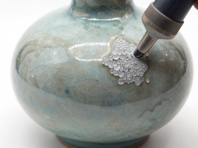 结晶釉浸釉与喷笔技法,掌握釉面结晶效果的核心工艺