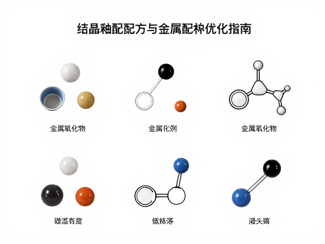 结晶釉配方计算，金属氧化物比例与釉料配方优化指南