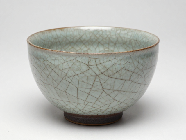 日本美浓结晶釉冰裂纹,古朴纹理背后的工艺美学与收藏价值
