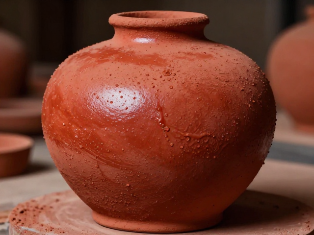 结晶釉铁锈红高岭土，揭秘陶瓷釉面发色原理与工艺秘籍