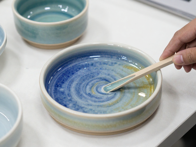 结晶釉色彩搭配实验,浸釉技法与视觉呈现全解析