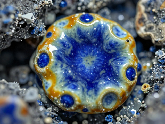 钴矿致色揭秘,唐代三彩结晶釉的千年流光与科学成因