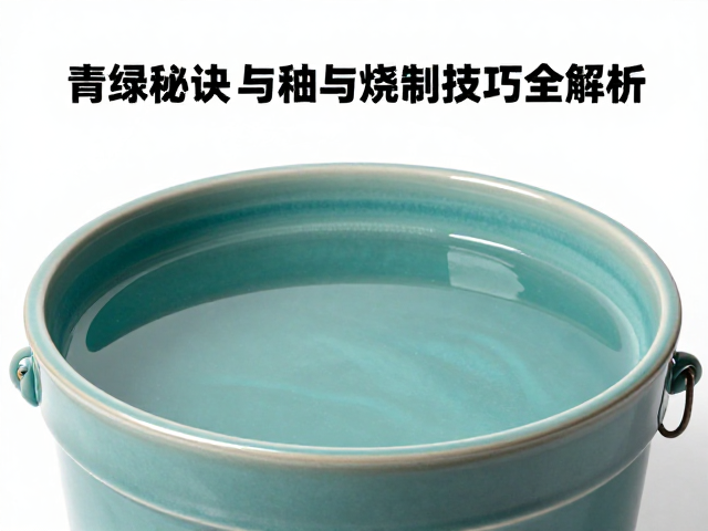 结晶釉青绿山水,釉浆桶配制秘诀与烧制技巧全解析