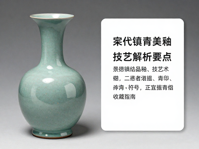 宋代青瓷美学,景德镇结晶釉技艺解析与收藏指南
