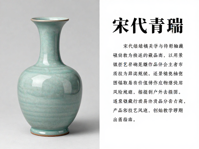 宋代青瓷美学,景德镇结晶釉技艺解析与收藏指南