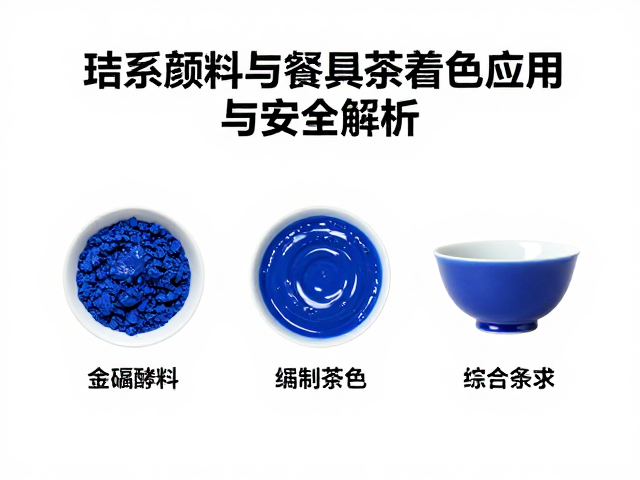 钴系颜料与氧化锰在餐具茶具着色中的应用与安全解析