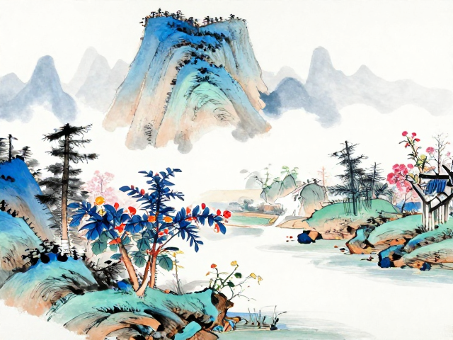钴系颜料非遗技艺，山水花鸟画中的色彩守护与传承