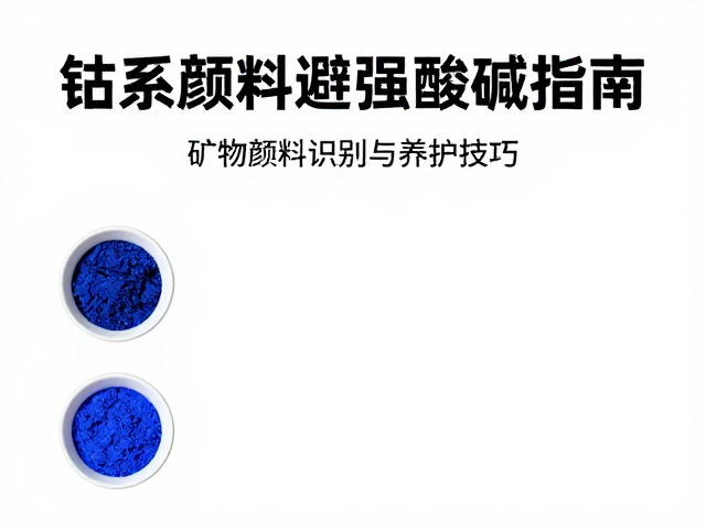 钴系颜料避强酸碱指南,矿物颜料识别与养护技巧