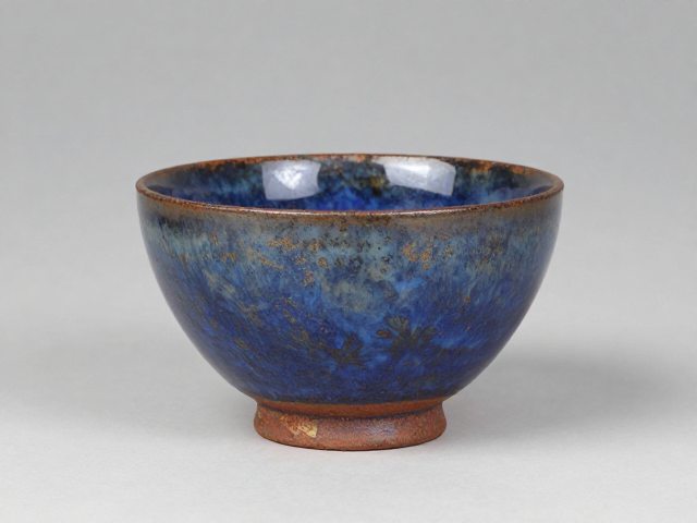 钴系颜料铁锈花古朴，避免骤冷骤热，养护出绝美釉色