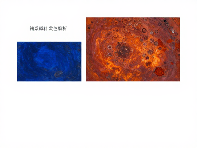 钴系颜料发色解析，如何调出铁锈花古朴韵味？