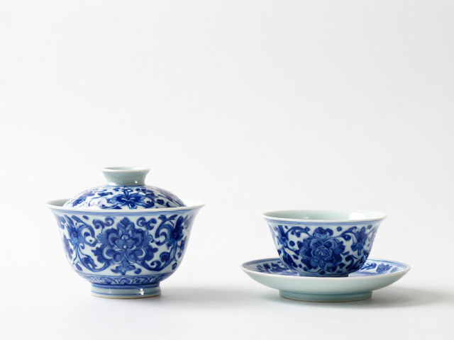 钴系颜料绘传统纹样，高颜值餐具茶具选购指南