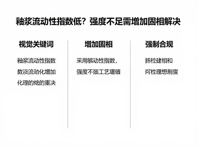 釉浆流动性指数低？强度不足需增加固相解决
