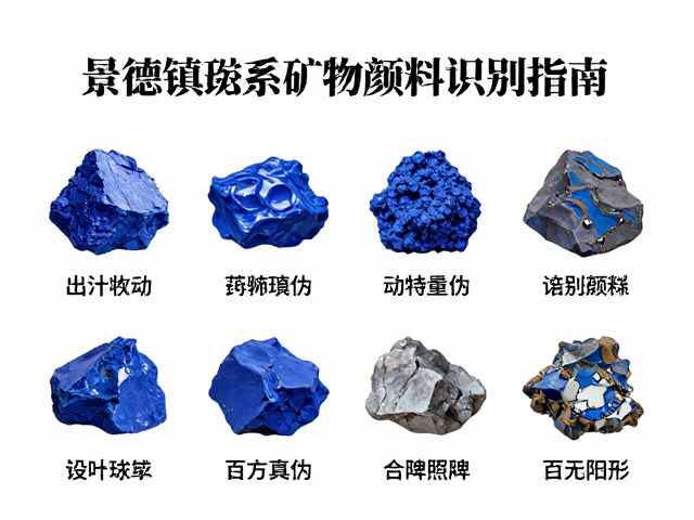 景德镇钴系矿物颜料识别指南，辨别真伪与选购技巧