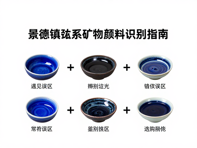 景德镇钴系矿物颜料识别指南，辨别真伪与选购技巧
