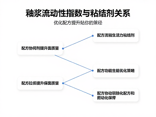 釉浆流动性指数与粘结剂关系,优化配方提升釉面质量