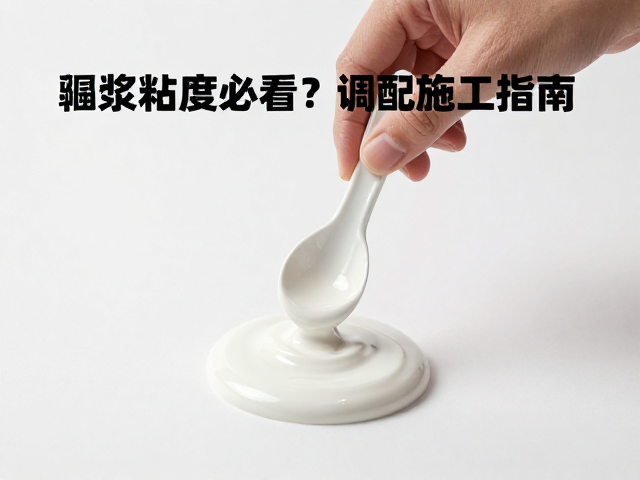釉浆粘度影响深？防护佩戴前必看的调配与施工指南