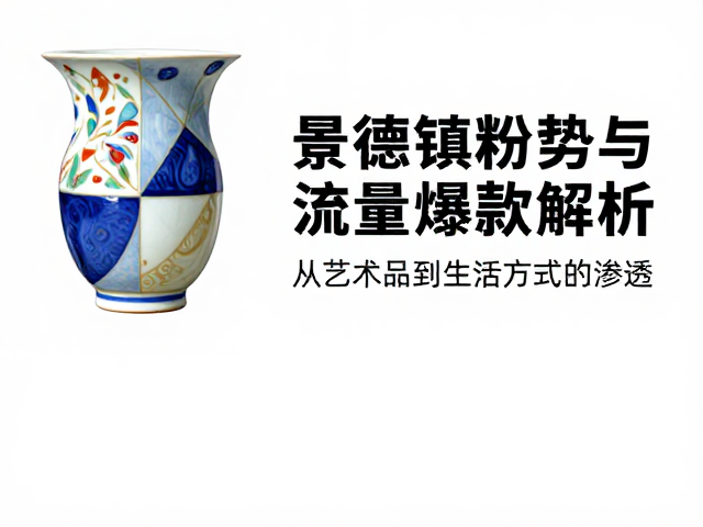 景德镇粉彩融入现代几何,2024艺术新趋势与流量爆款解析