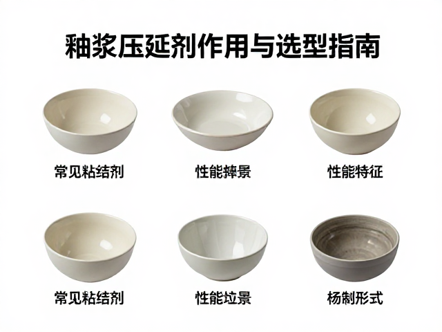 釉浆压延成型中粘结剂的作用与选型指南