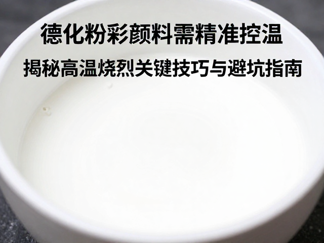 德化粉彩颜料需精准控温，揭秘高温烧制关键技巧与避坑指南