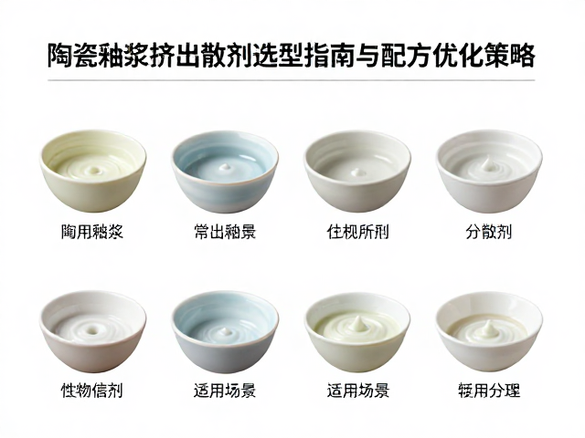陶瓷釉浆挤出成型分散剂选型指南与配方优化策略
