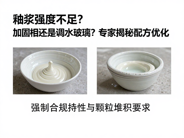 釉浆强度不足？加固相还是调水玻璃？专家揭秘配方优化