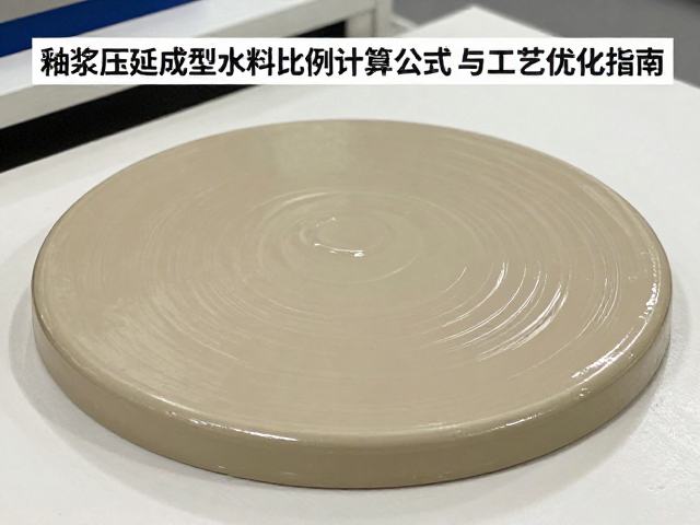 釉浆压延成型水料比例计算公式与工艺优化指南