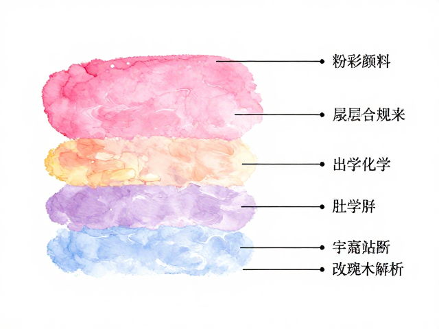 粉彩颜料近代化学彩改良，层次丰富技法解析