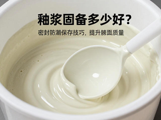 釉浆固含量多少好？密封防潮保存技巧，提升釉面质量