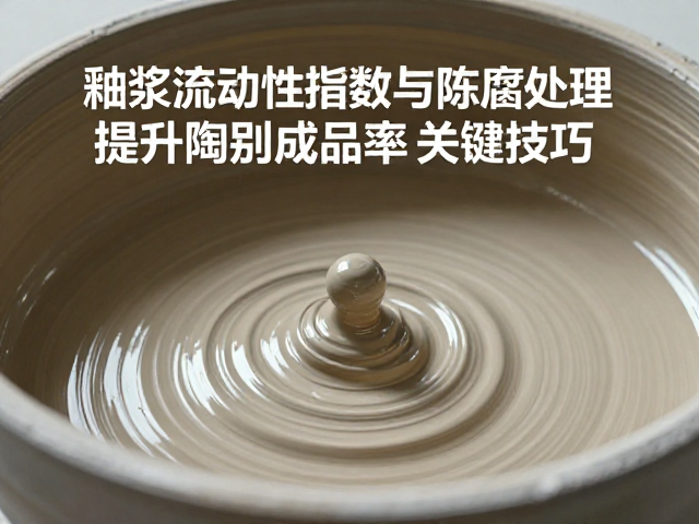 釉浆流动性指数与陈腐处理,提升陶瓷成品率的关键技巧