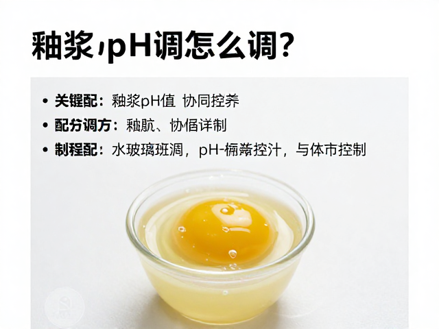 釉浆pH值怎么调？水玻璃添加技巧与配方详解