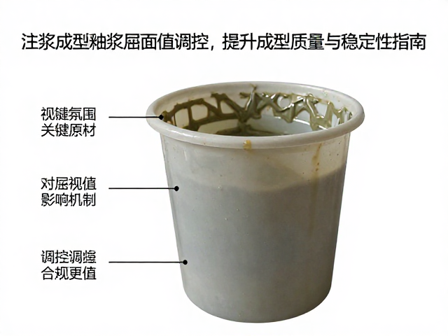 注浆成型釉浆屈服值调控,提升成型质量与稳定性指南