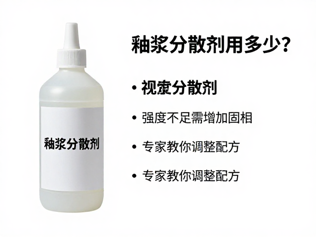 釉浆分散剂用多少?强度不足需增加固相,专家教你调整配方