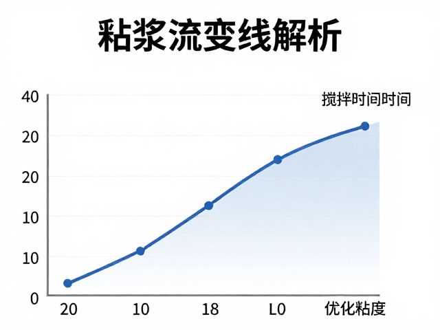釉浆流变曲线解析，搅拌时间如何精准控制以优化粘度