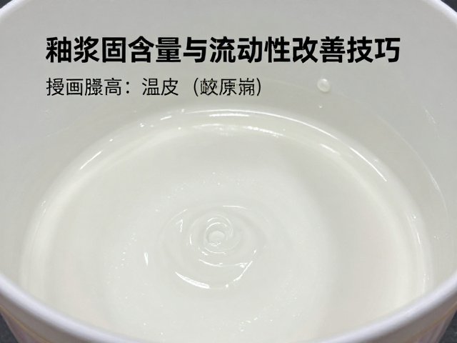 釉浆固含量与流动性改善技巧,提升釉面质量的关键