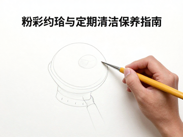 粉彩画基础线条勾勒与定期清洁保养指南